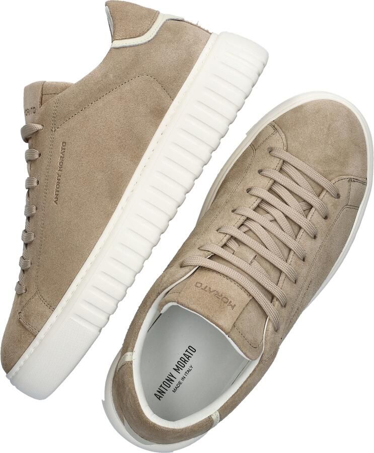 Antony Morato Heren Lage sneakers Aries Mmfw01902 Beige Suède - Foto 3
