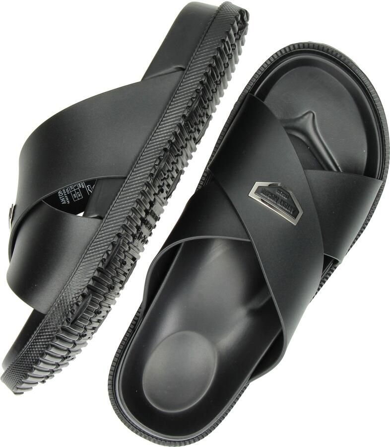 Antony Morato Heren Slipper Zwart MMFF00033 9000 - Foto 3