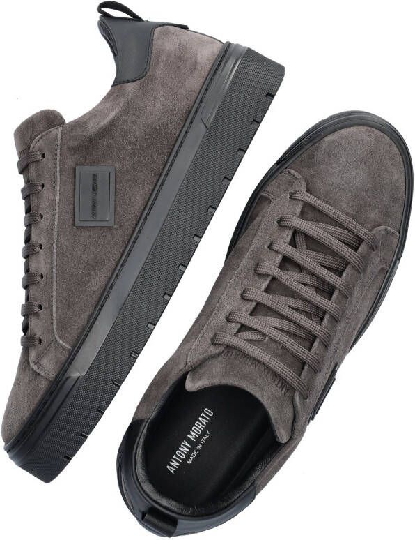 Antony Morato Grijze Suède Lage Sneakers Gray Heren - Foto 5