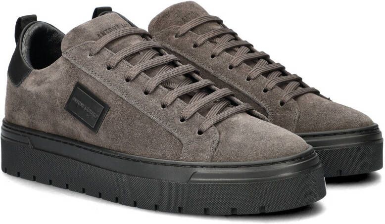 Antony Morato Grijze Suède Lage Sneakers Gray Heren - Foto 4