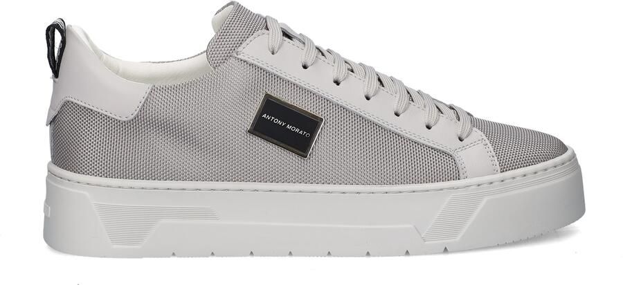 Antony Morato Metal Bold heren sneaker Licht grijs - Foto 2