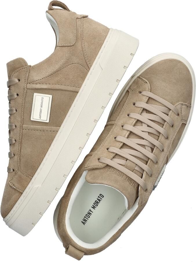 Antony Morato Heren Lage sneakers Moose Mmfw01880 Beige Suède - Foto 2