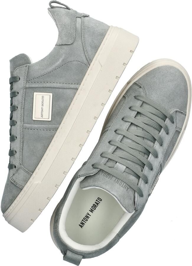 Antony Morato MMFW01880 LE300005 4087 Sneakers Blauw Suede Heren Blauw Grijs - Foto 3