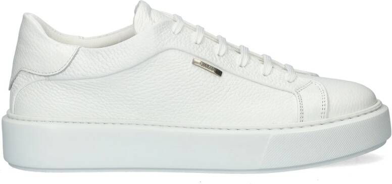 Antony Morato Leren sneakers met labeldetail model 'ARTEM IN TUMBLED LEATHER' - Foto 4