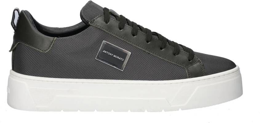 Antony Morato Leren sneakers met labelapplicatie - Foto 2
