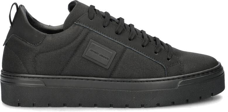 Antony Morato Zwarte Lage Top Sneakers Mmfw01703 Black Heren