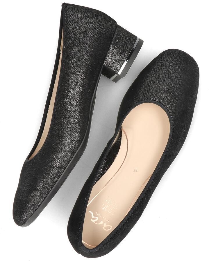 Ara suède pumps met lage hak zwart - Foto 5