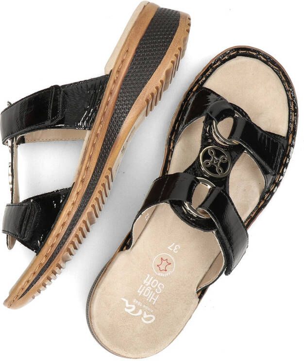 Ara Slippers Hawaï sleehak zomerschoen pantoffels met klittenband - Foto 4