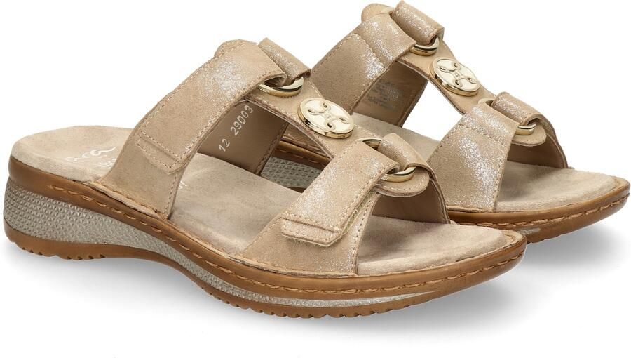 Ara Slippers Hawaï sleehak zomerschoen pantoffels met klittenband - Foto 15