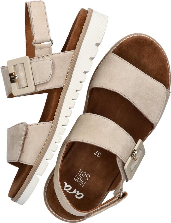 Ara suède sandalen zand - Foto 4