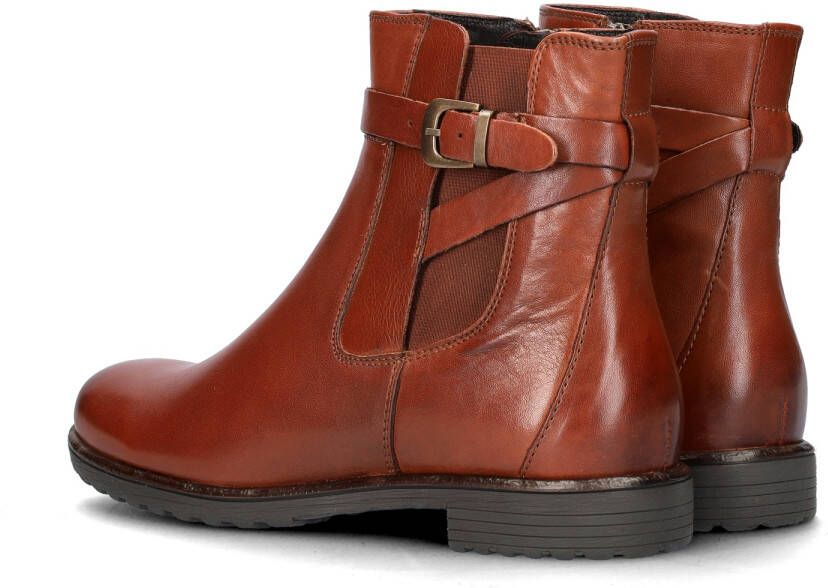 Ara Liverpool gevoerde leren enkellaarzen cognac - Foto 4