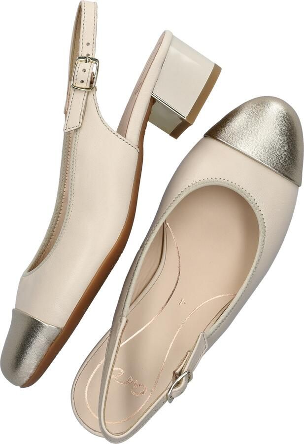 Ara Nizza 2.0 leren slingback pumps beige - Foto 2