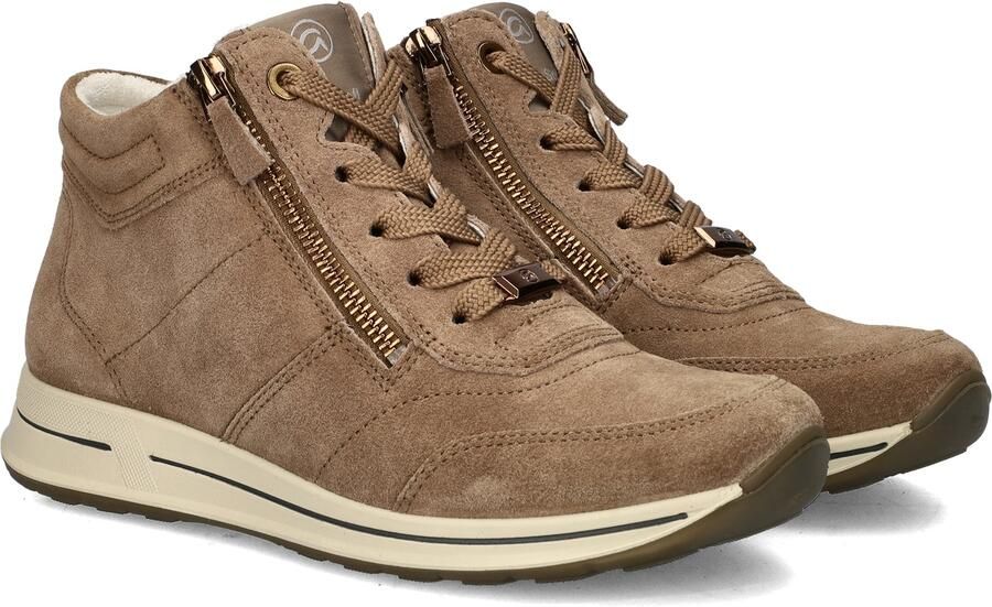 Ara Osaka 2.0 dames sneaker Taupe - Foto 4