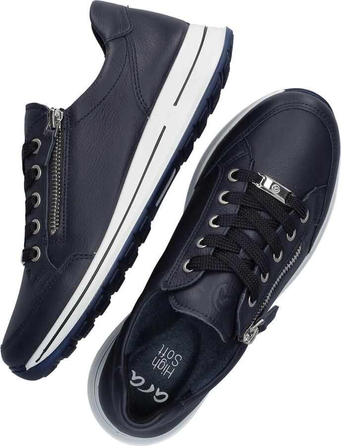 Ara Sneakers OSAKA met rits h-breedte vrijetijdsschoen lage schoen veterschoen - Foto 13