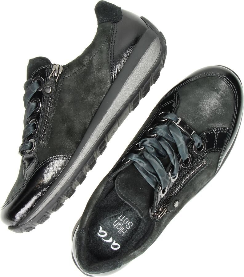 Ara 1264587 OSAKA-HIGHSOFT Lage sneakers sneakers Zwart - Foto 4