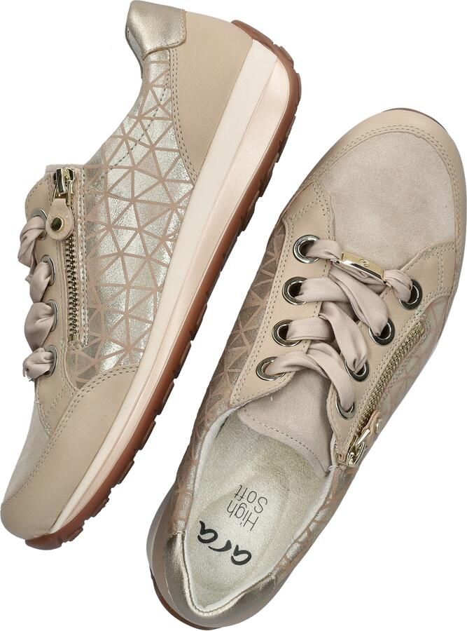 Ara Osaka HighSoft dames sneaker Beige multi - Foto 3