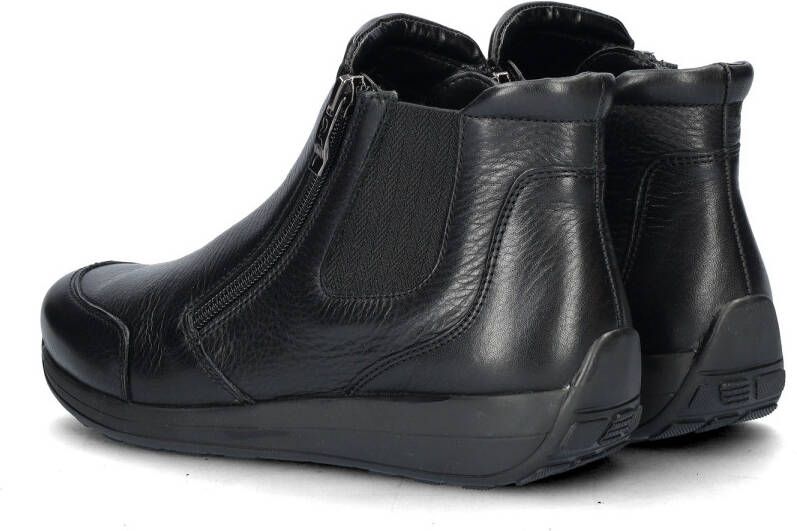 Ara Comfortabele zwarte leren dameslaars met High Soft binnenzool en bamboe voering Black Dames - Foto 5