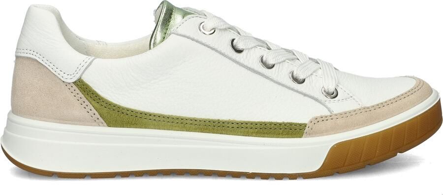 Ara Rom 2.0 dames sneaker Wit Groen