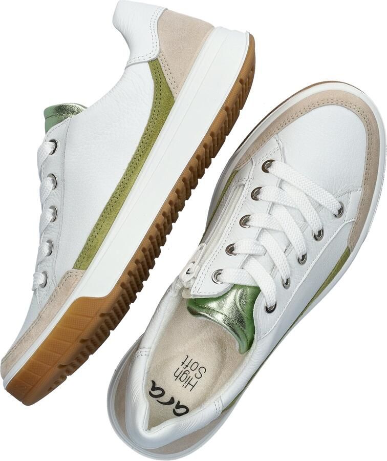 Ara Rom 2.0 dames sneaker Wit Groen - Foto 2