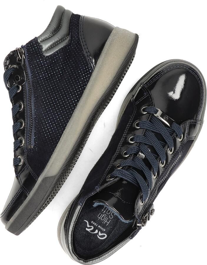 Ara OM-ST-High-Soft Sneakers Dames Blauw - Foto 4
