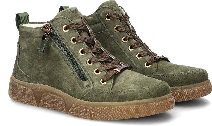 Ara Rome dames hoge sneaker Groen - Foto 4