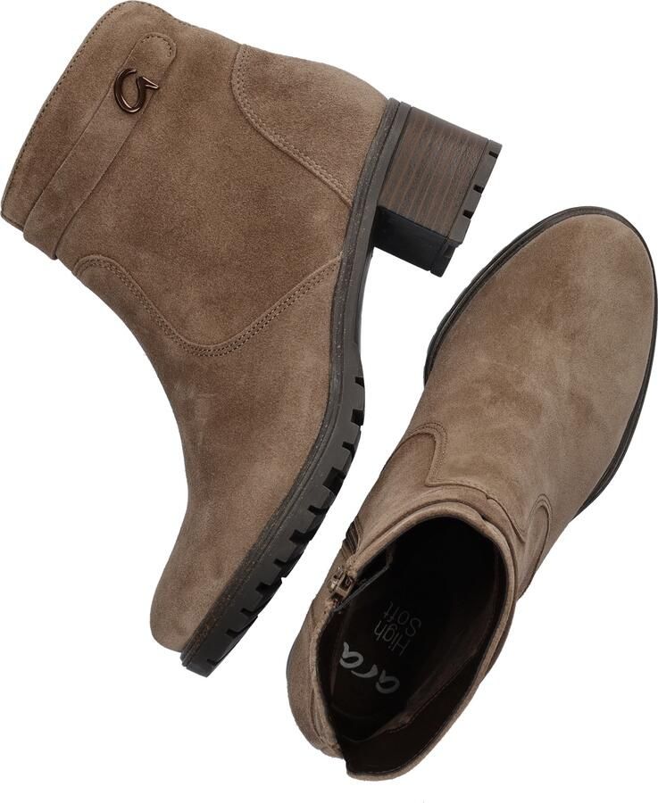 Ara Ronda dames enkellaarsje Taupe - Foto 3