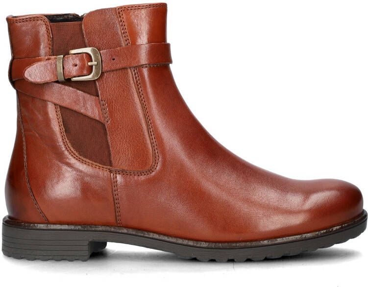 Ara Liverpool gevoerde leren enkellaarzen cognac - Foto 2