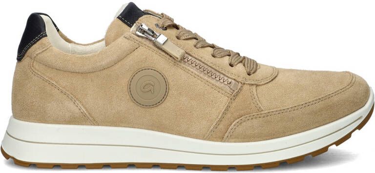 Ara -art. 11-24505-13-sneaker-veter rits-suede-ZAND - Foto 3