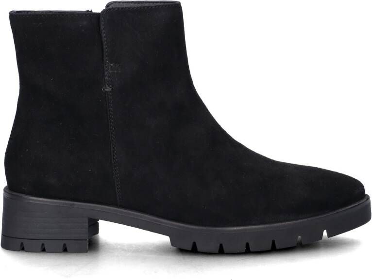 Ara Western Suède Laars Zwart Rubber Zool