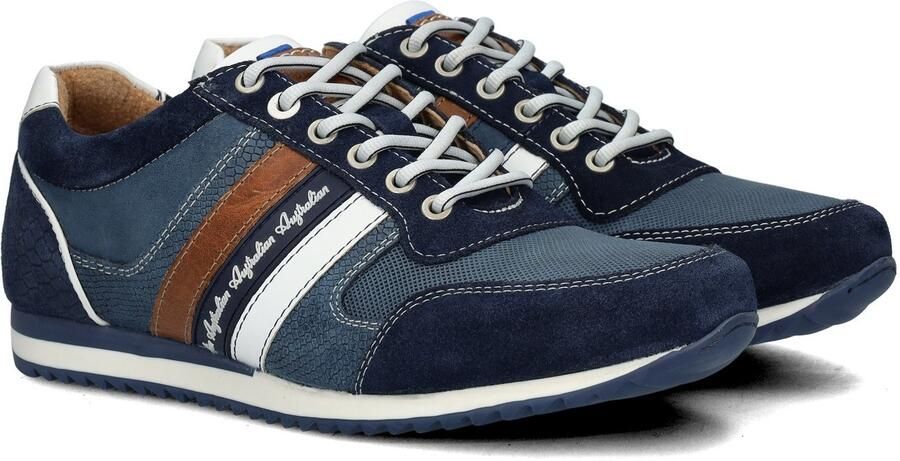 Australian Blauwe Suède Lage Sneakers Camaro Multicolor - Foto 7
