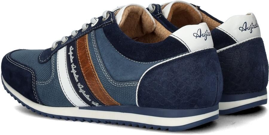 Australian Blauwe Suède Lage Sneakers Camaro Multicolor - Foto 8