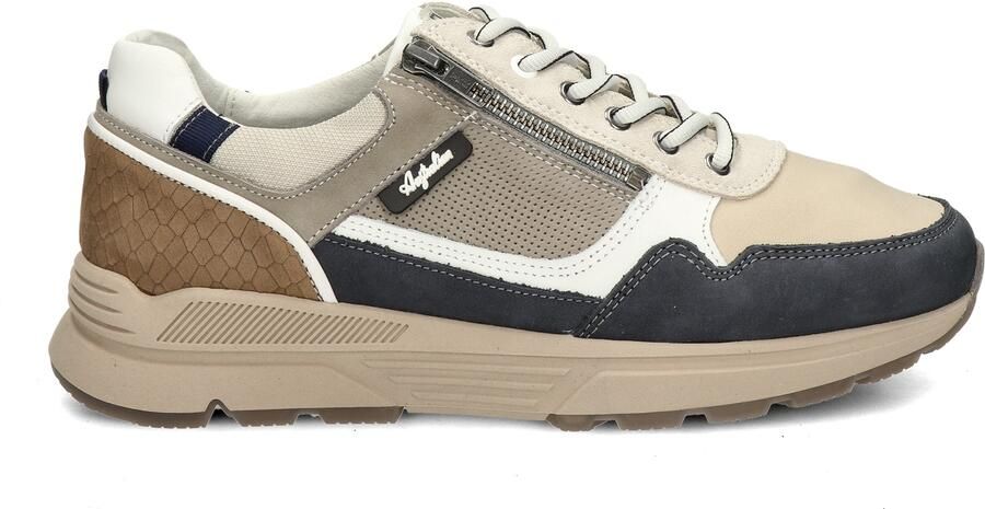 Australian Sneaker Connery Wijdte K 15.1682.03-L68 Taupe Beige Combi - Foto 3