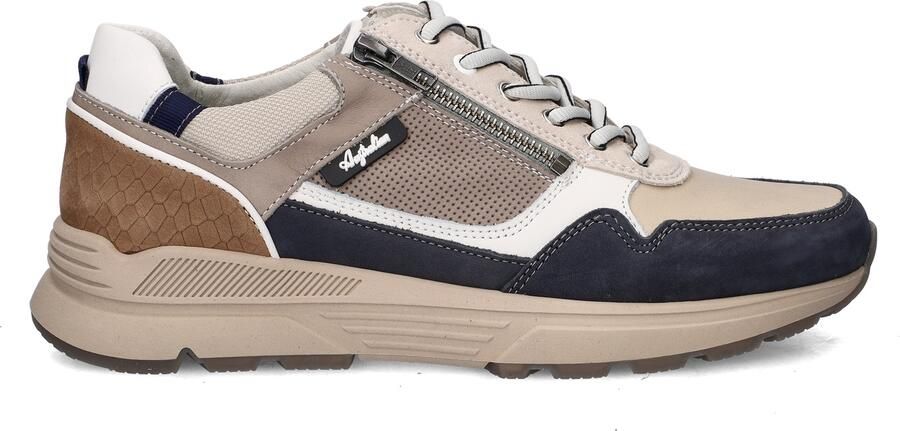 Australian Sneaker Connery Wijdte H 15.1682.06-L68 Taupe Beige Combi - Foto 2