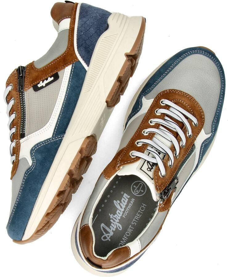Australian 15.1682.02-KB3 heren sneakers blauw - Foto 2