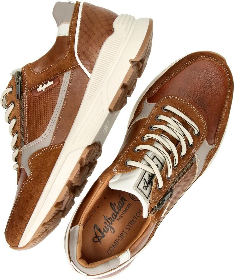 Australian Heren Sneakers Connery Cognac - Foto 3