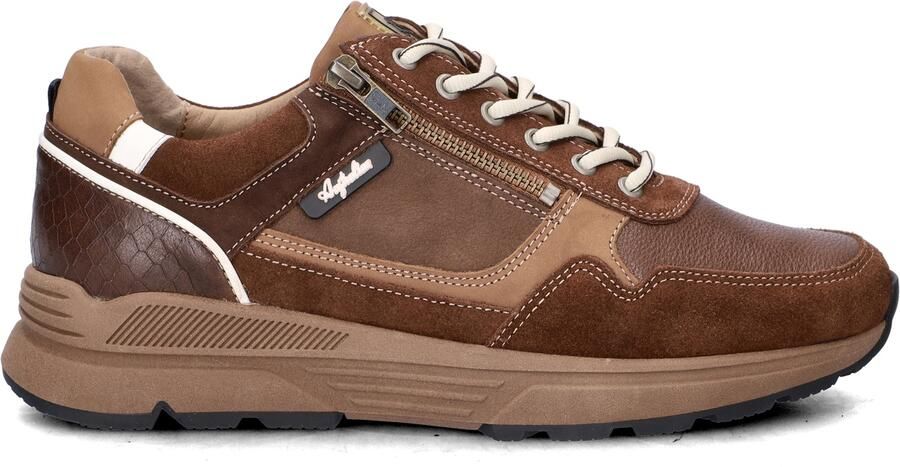 Australian Footwear Australian bruine leren heren sneakers Connery - Foto 2