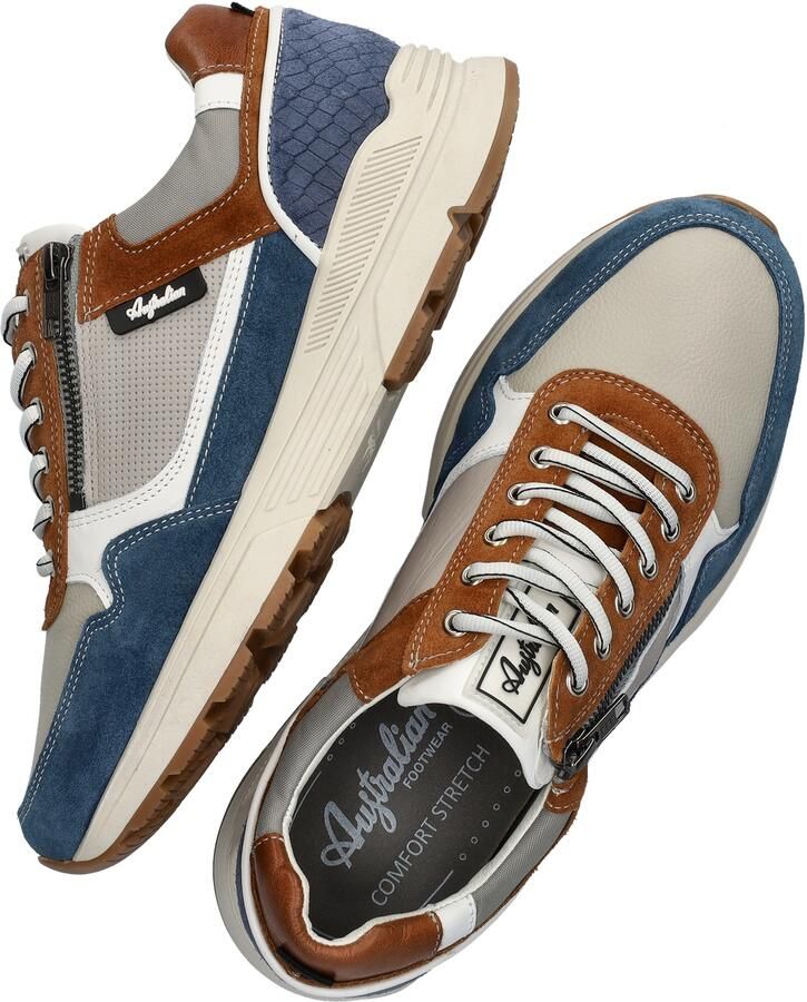 Australian Connery H 15.1646.04 KB3 grey blue tan heren sneakers - Foto 5