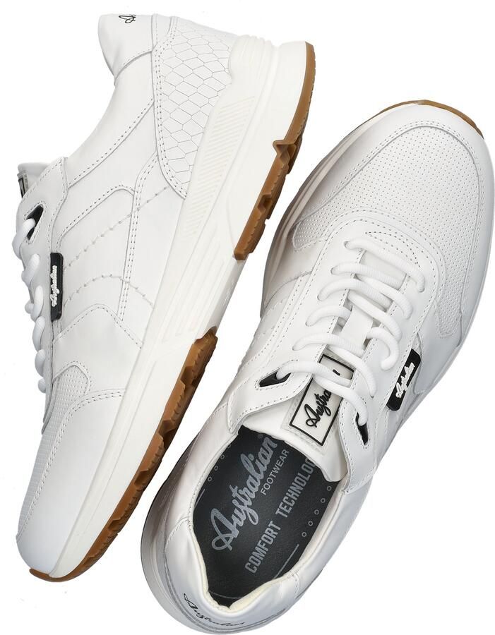 Australian witte leren heren sneakers Covilha - Foto 3