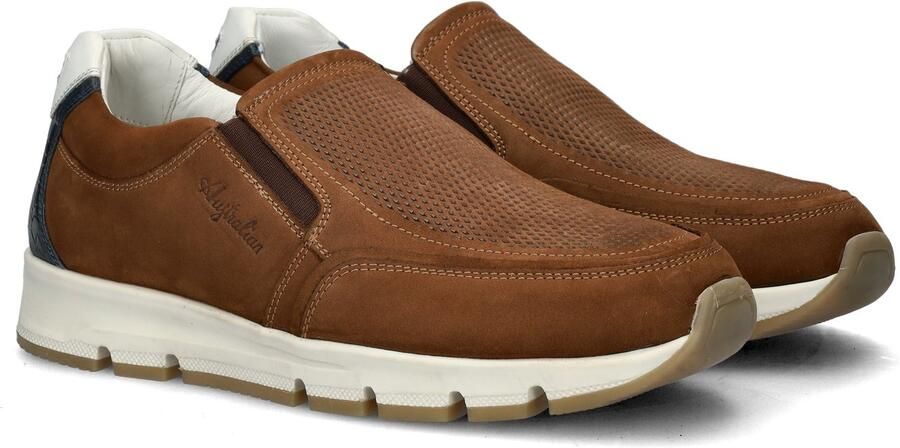 Australian Heren Instappers & Mocassins Eagle Cognac - Foto 8