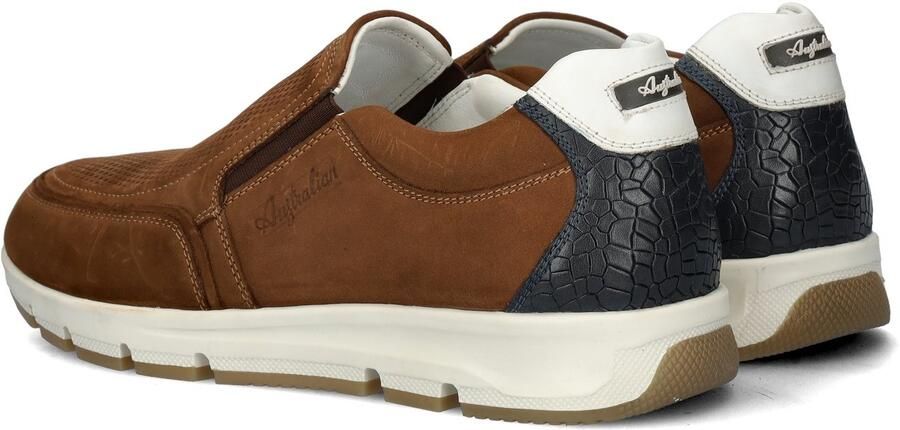 Australian Heren Instappers & Mocassins Eagle Cognac - Foto 9