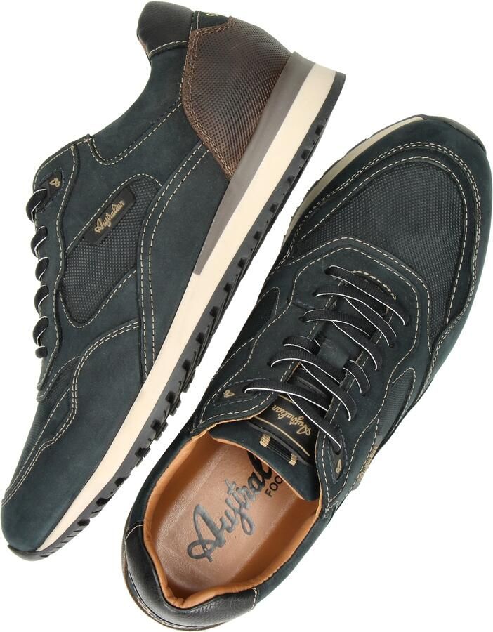 Australian HEREN SNEAKERS BLAUW 15.1722.01-SIG FABIAN BLUE LEATHER BLUE-BROWN-BLACK - Foto 3