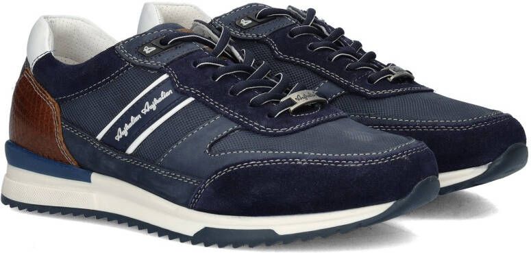Australian Blauwe Leren Sneakers met Comfortabele Pasvorm Blue Heren - Foto 15