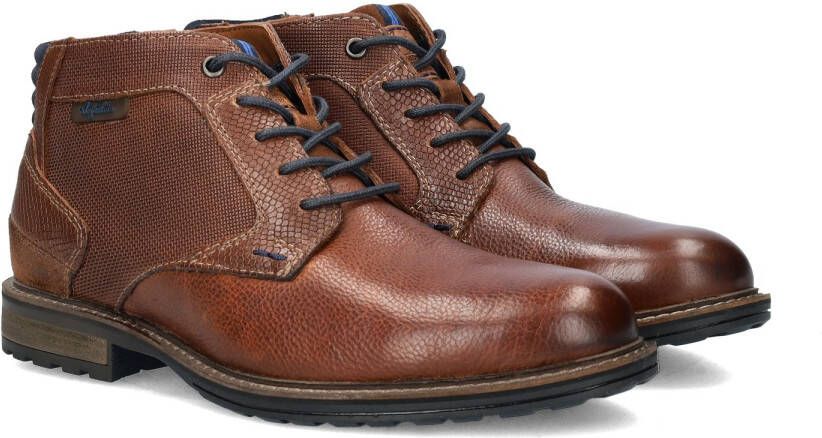 Australian Giorgio leren veterboots cognac