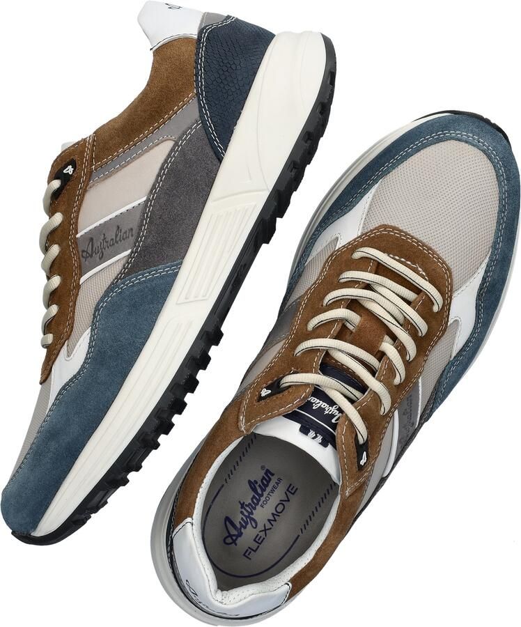 Australian Sneakers laag 'Grants Flexmove' navy bruin grijs - Foto 7
