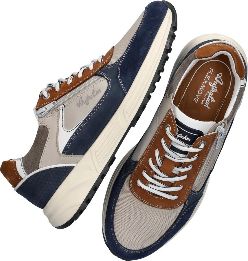 Australian Footwear Australian 15.1703.01 KB3 hawker grey leather grijs multi heren - Foto 4
