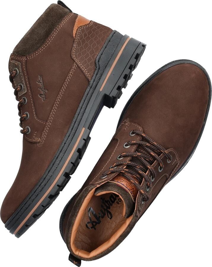 Australian art 15.1578.05 D47 Middelburg brown nubuck veterschoen heren - Foto 3