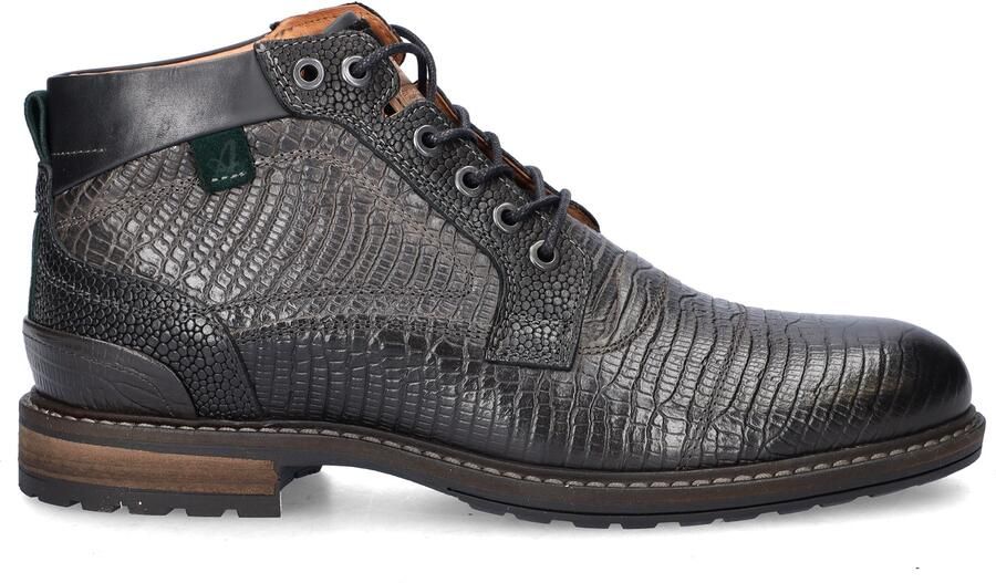 Australian Footwear Australian Montenero Veterboots Laarzen Met Veters Heren Zwart - Foto 2
