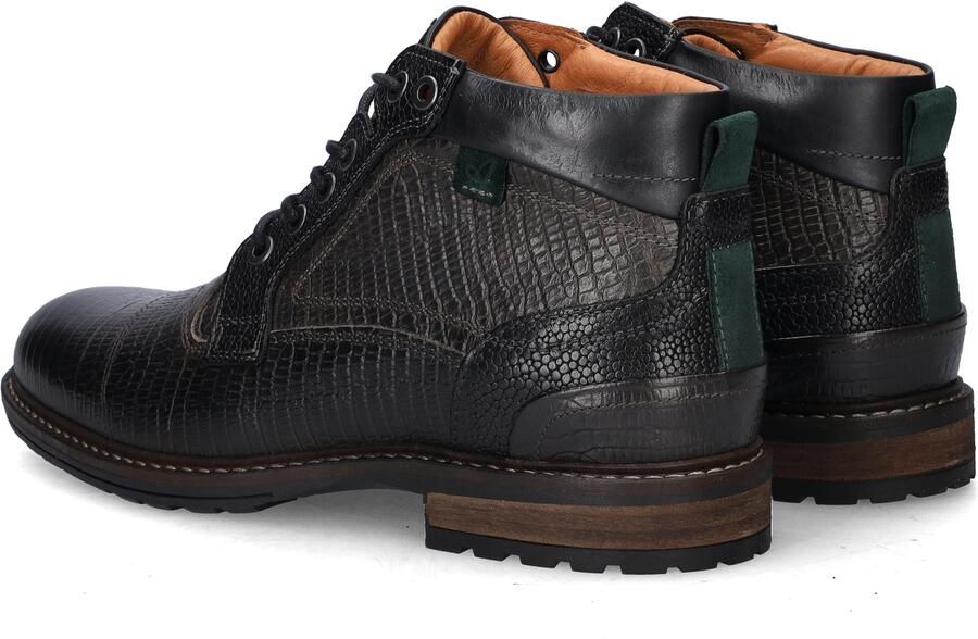 Australian Footwear Australian Montenero Veterboots Laarzen Met Veters Heren Zwart - Foto 4
