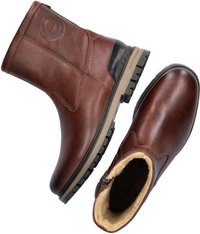 Australian Paramount gevoerde leren enkelboots bruin - Foto 5