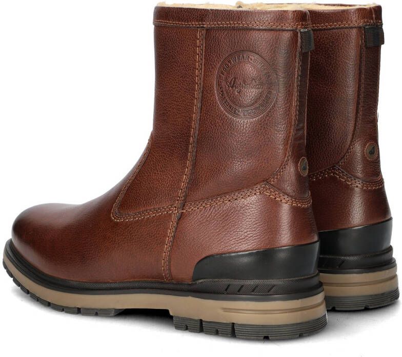 Australian Paramount gevoerde leren enkelboots bruin - Foto 3